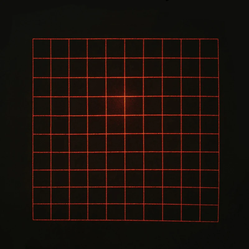 DOE Square Grid 10x10 Focusable D18x65mm 635nm Red 10mw 30mw 50mw Laser Module for Positioning