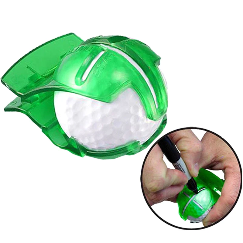 Golf Ball Line Marker Double-sided Template Drawing Alignment Marks Tool Golf Scribe Marker Sport Training Aids