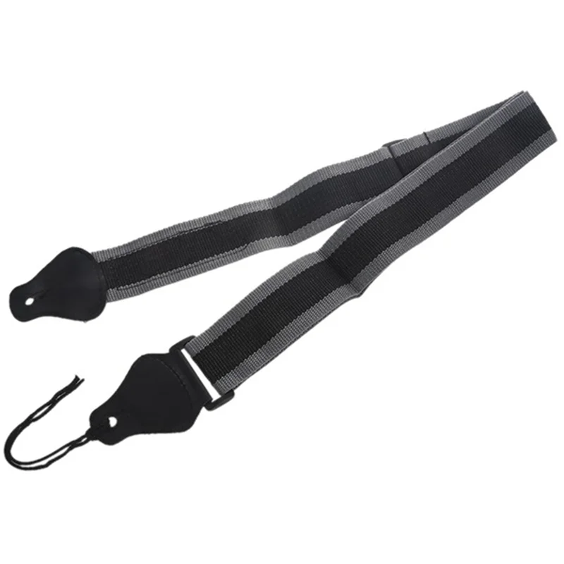 

Регулируемый мягкий ремешок для электрогитары черного цвета с 2 медиаторами, ремешок для гитары, зажим для медиатора, ремешок для акустической гитары, бас-гитарыJAS