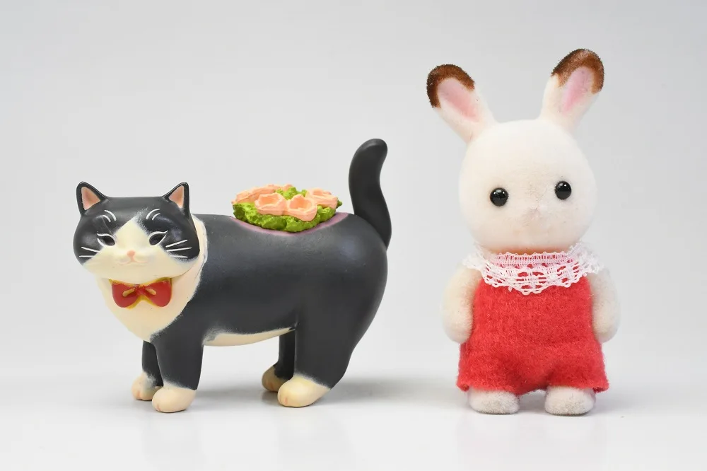 ألعاب كبسولة لعبة IKIMON ، ATC Potteri ، Nyanko ، زارع ، مجموعة شخصيات ، لطيف ، كاواي ، قطة كلاسيكية #6