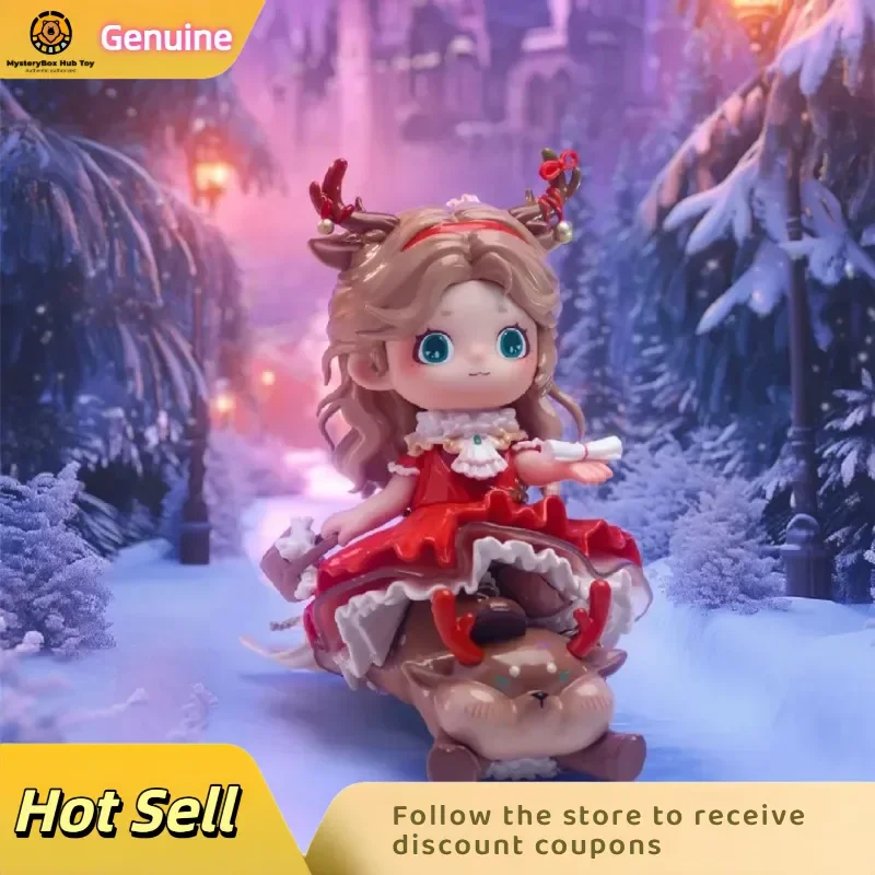 

New Genuine Buckwheat Christmas Secret Ball Series Blind Box Trendy Handmade Office Girl Princess Gift Ornament Christmas Gift