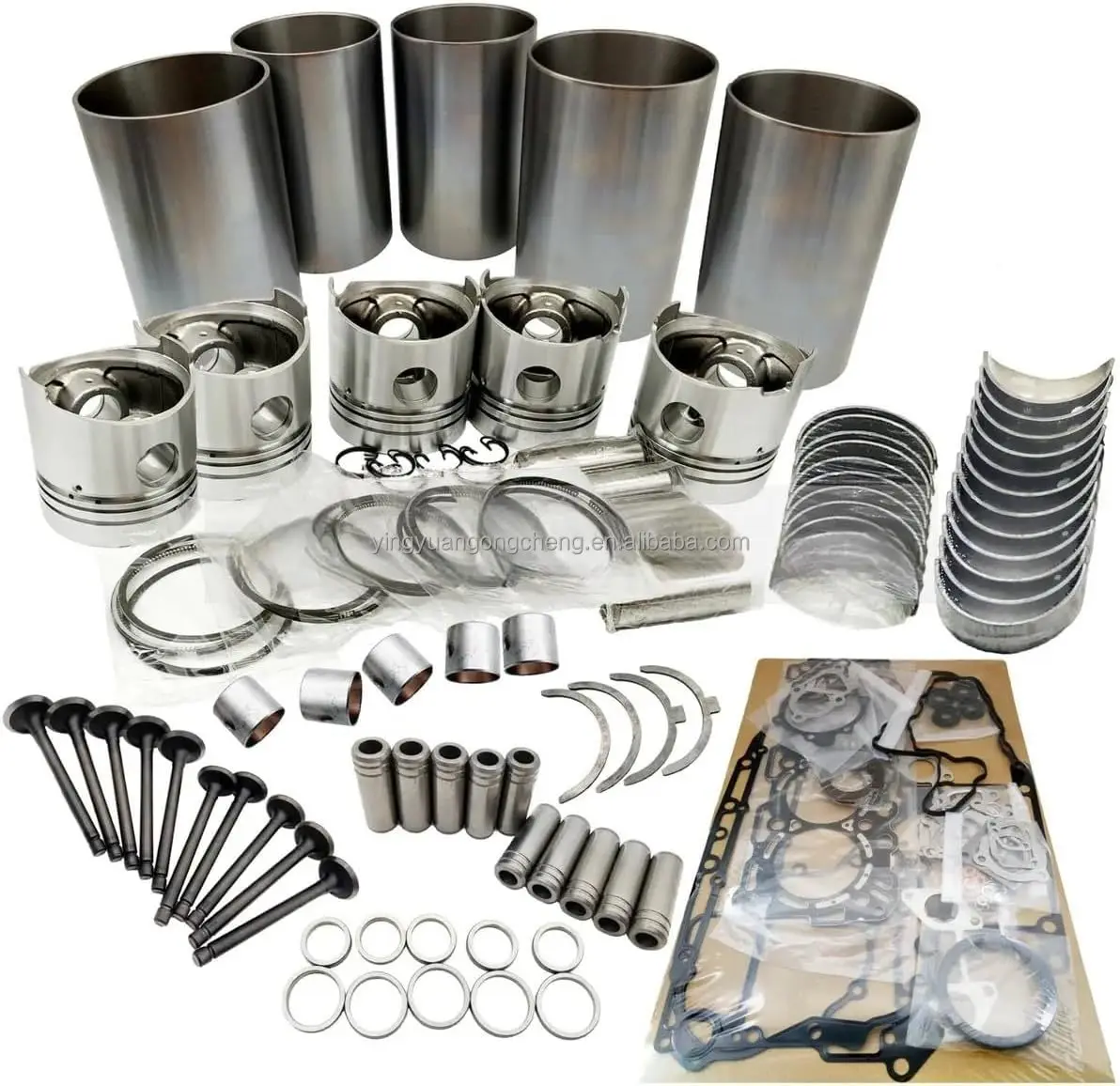 

F2803 F2803-M Engine Overhaul Rebuild Kit with Valve Kit fits for Kubota M5400 M4700 Tractor Excavator Engine