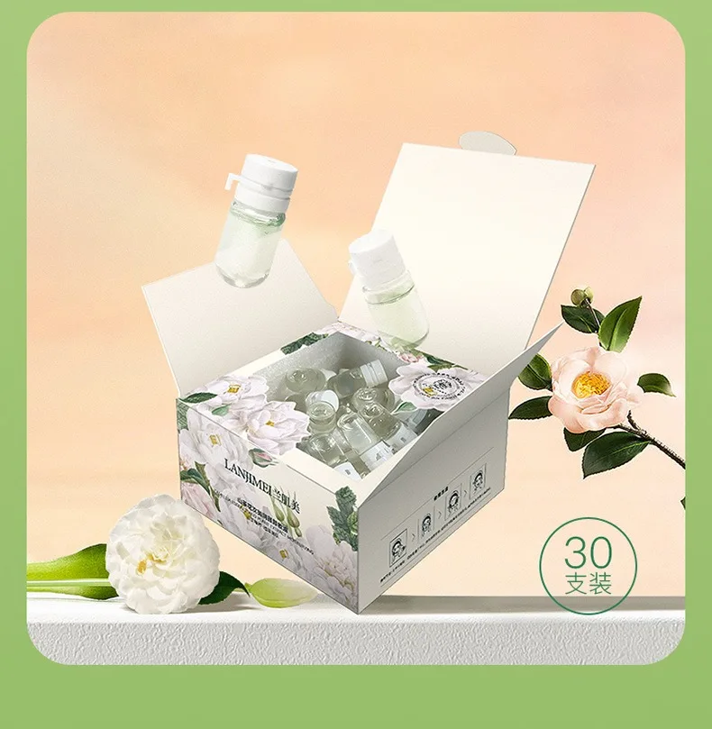 Camellia Make-up Remover Gentle Non-irritating Deep Cleansing Facial Oil Portable Disposable Make-up Remover 30pcs