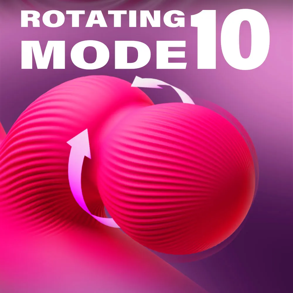 Rotierender einsteckbarer Vibrator Klitorisstimulation Erwachsenes Sexspielzeug Weibliche Vaginalmassage G-Punkt-Stimulation Vibrator Sexspielzeug