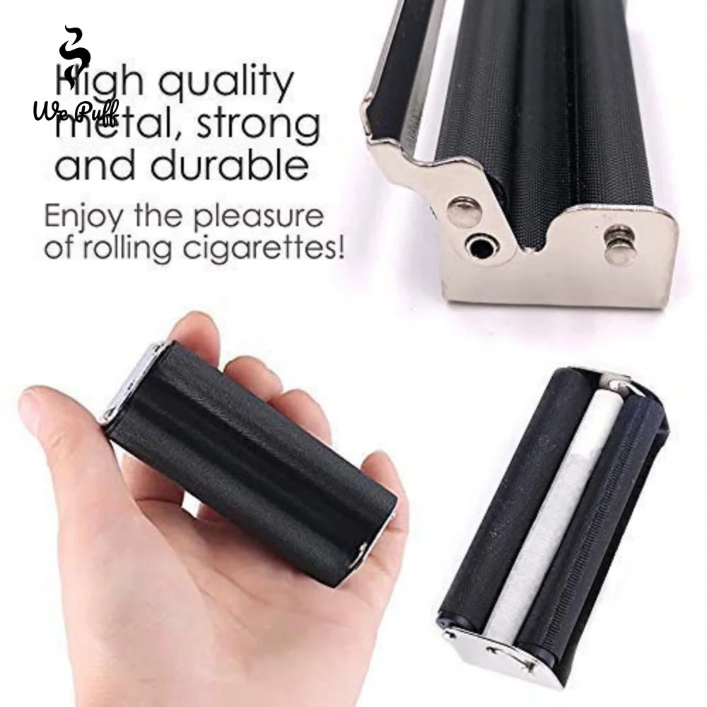 WE PUFF Portable Mini Metal Manual Rolling Machine 70/78/110 MM Paper Tobacco Hand Roller Cigarette Maker Gadgets for Men Gift