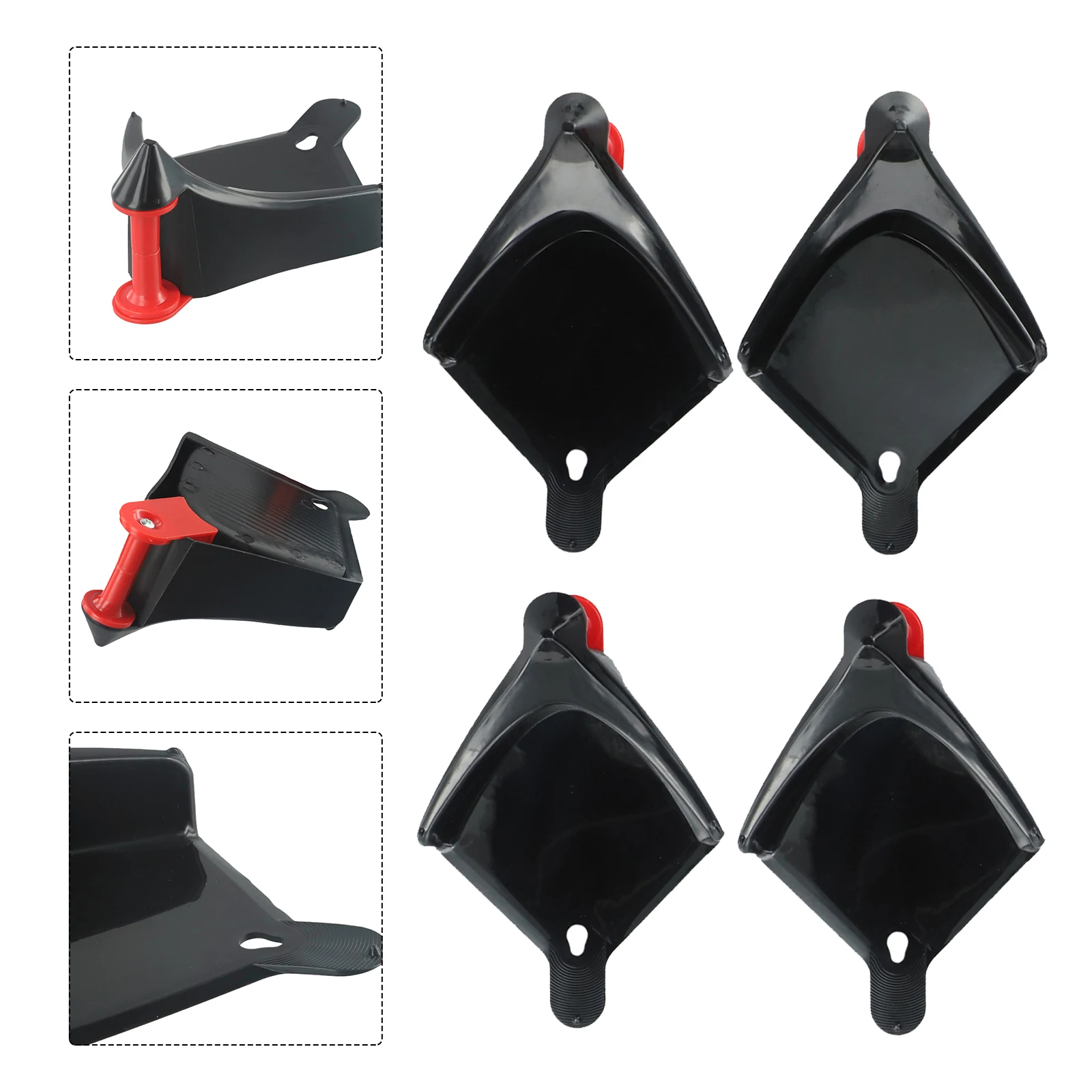 

4X Tire Wedge Brand New High Grade High Quality Practical To Use Anti-Pinch Tools Car Washing Correct Connector