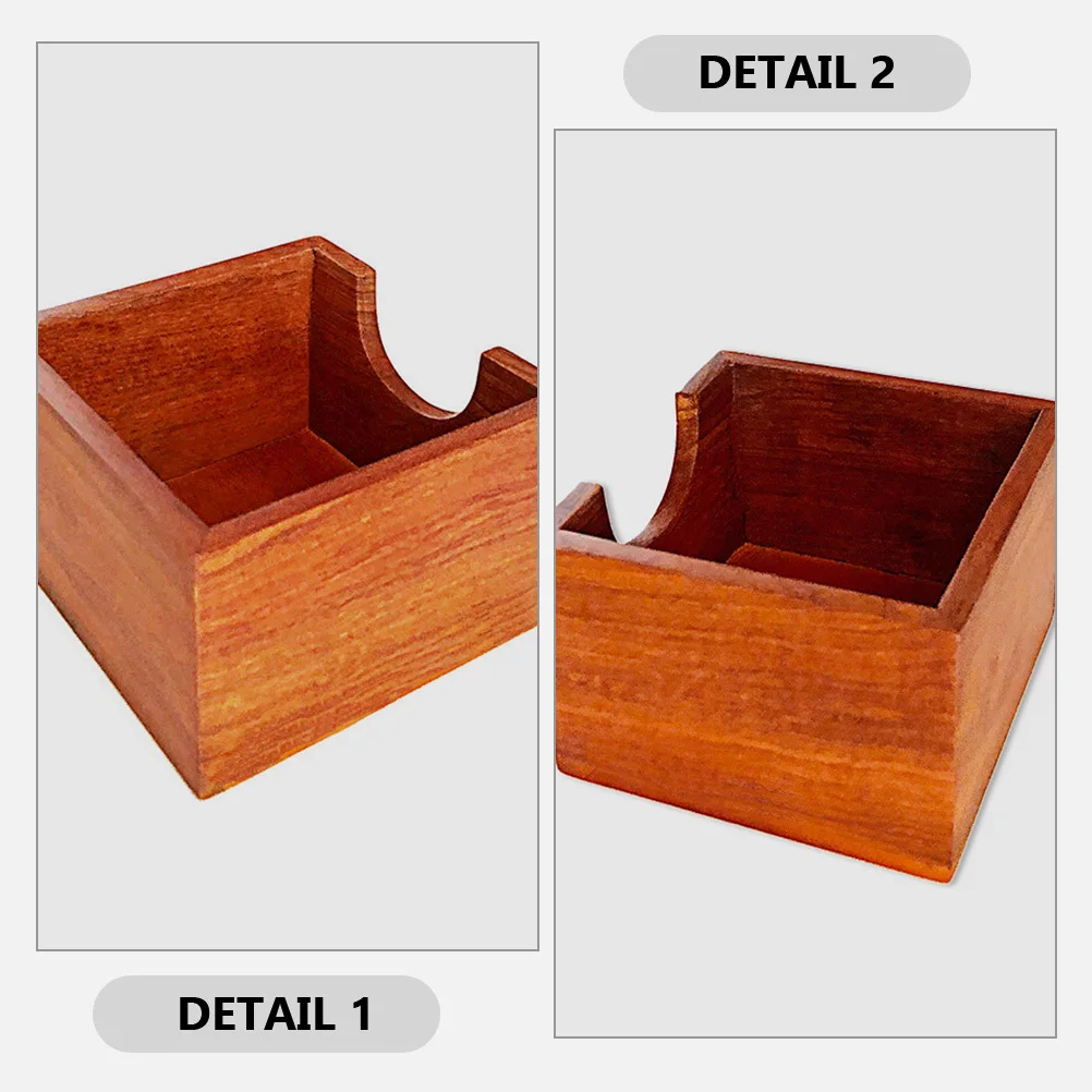 

Wooden Napkin Holder Rustic Tissue Box For Kitchen Dining Table Paper Napkin Storage Dispenser Farmhouse Style