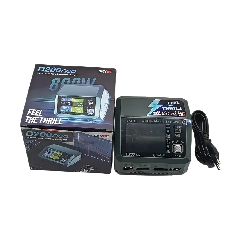 SkyRC D200neo Charger SK-100196 800w Lipo Battery Balance BD350 Discharger AC/DC Multi-Function Smart D200 Neo