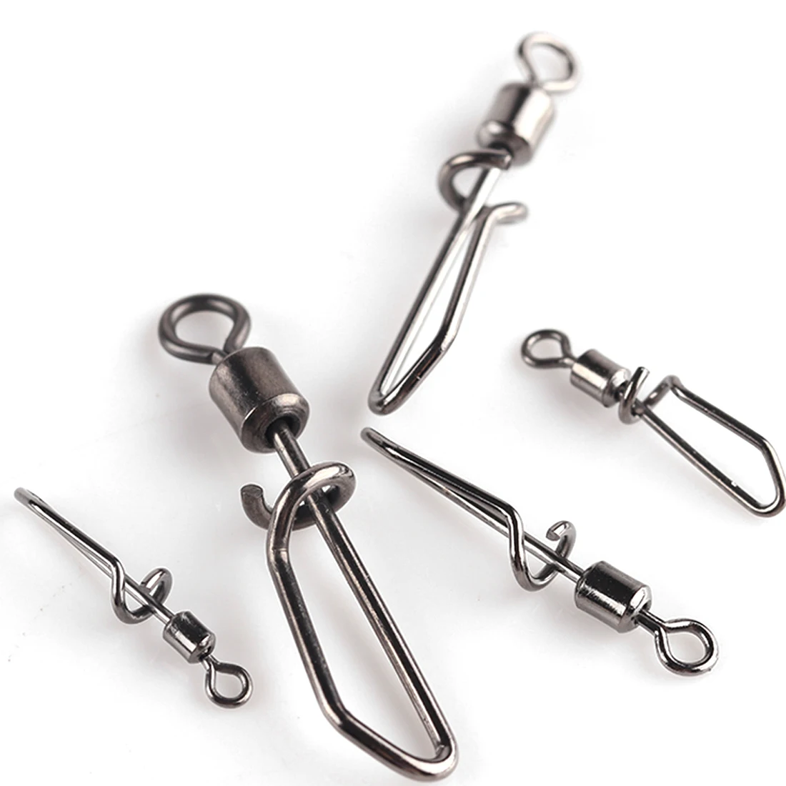 Fish trip Fishing Snap verdeckte Verbindung Lok Wirbel 25 ~ 100 Stück lockt Verbindungs schnapp für Hubschrauber Rigs & Blei Clip – Detail 3