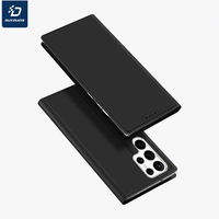 DUXDUCIS luxurious Flip ultrathin Leather Wallet Cace For Samsung Galaxy S22Ultra Magnetic skin Card Slot Shockproof Phone Cover