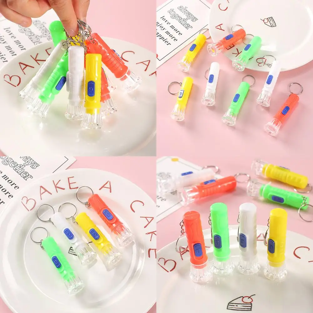 

1/5/10Pcs Mini LED Glow Flashlight Kids Birthday Party Carnival Wedding Guest Gift Goody Bag Pinata Filler Classroom Prizes Trop