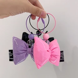 Durable Leather Bowknot Keychain Accessories Bowknot Phone Charm Phone Pendant Leather Bowknot Keychain for Any Occasion