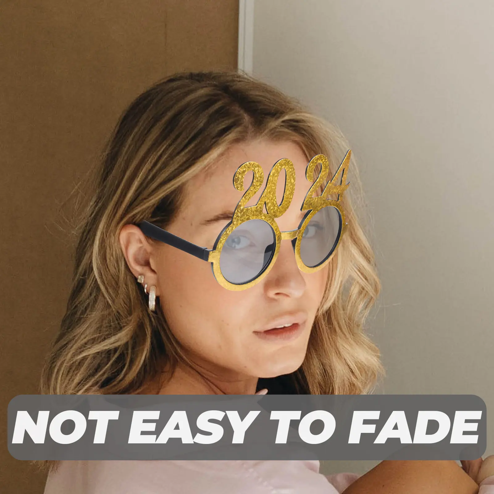 

3Pcs Unique Party Eyeglasses Number Glasses Photo Props New Year 2024 Party Supplies Graduation Decoration Funny Dancing Glasses