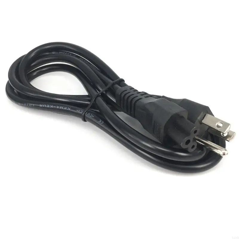 Y3ND Laptop Notebook Power Cord 3Pin Prong Cloverleaf Charging Cable 1.2