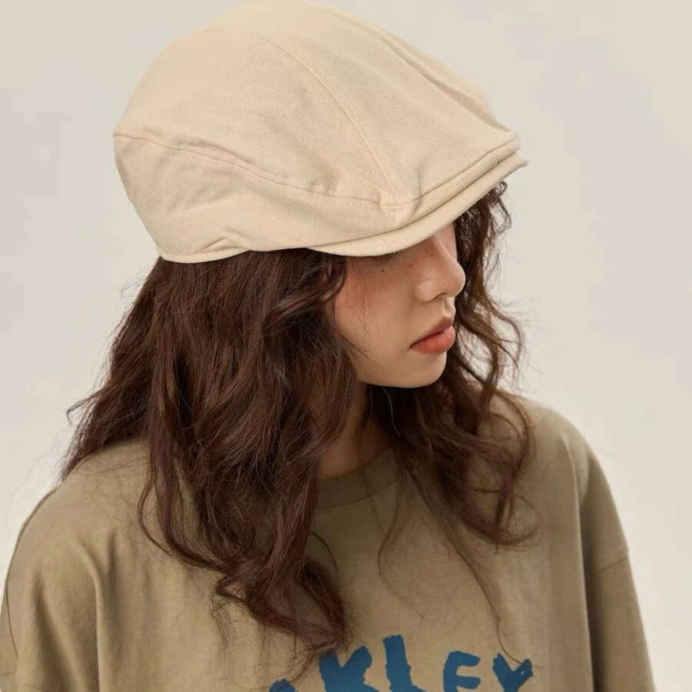 Spring Summer Ivy Newsboy Berets Caps for Women Advance Women Gastby Versatile Painter Hat Korea Style Men Beret Hats Boinas