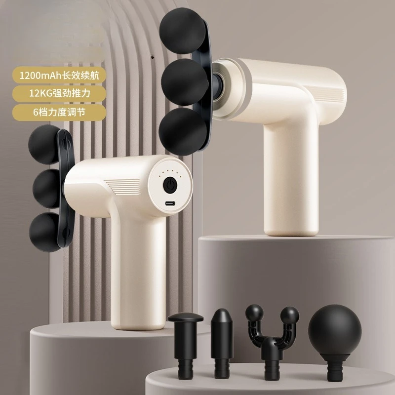 3 mini pistolas de massagem fasciale ferramentas de massagem corporal massagem profunda para relaxar ombros cintura costas e pernas aliviar efetivamente a fadiga