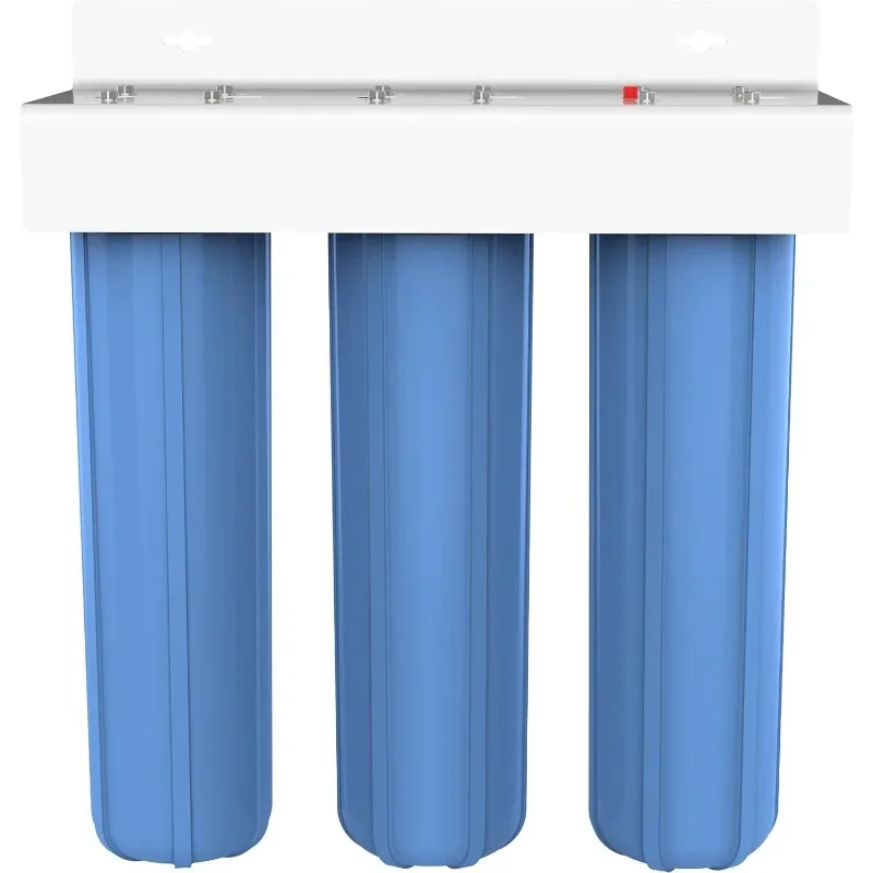 Pentair Pentek BBFS-222 Big Blue Three-Housing Filtration System, 1