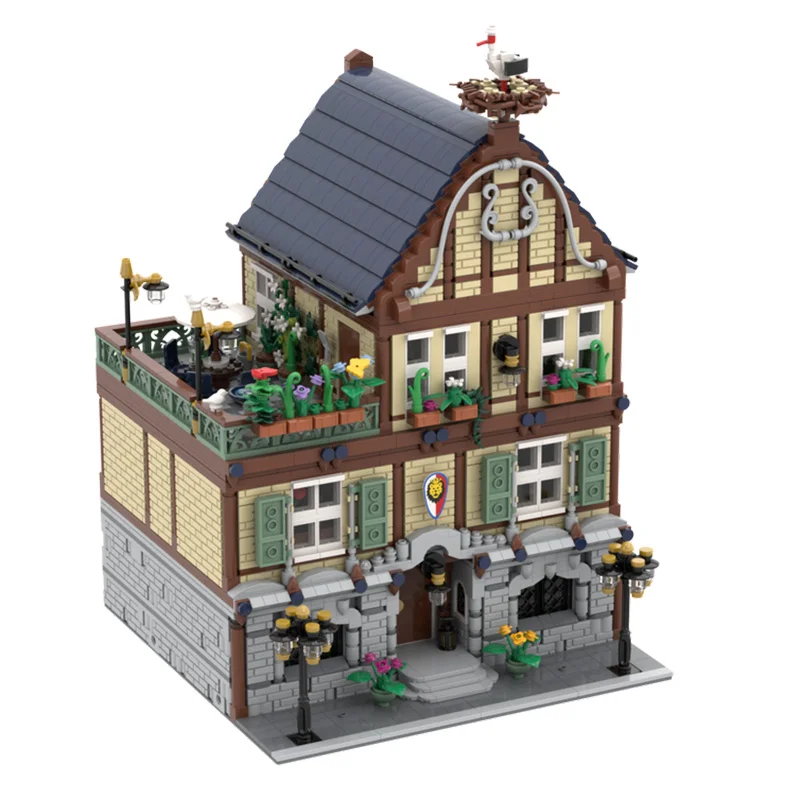 

NEW 3983PCS City Hot Selling Street View Moc new Home model DIY creative ideas christmas Child Toy Assembly Puzzle birthday Gift