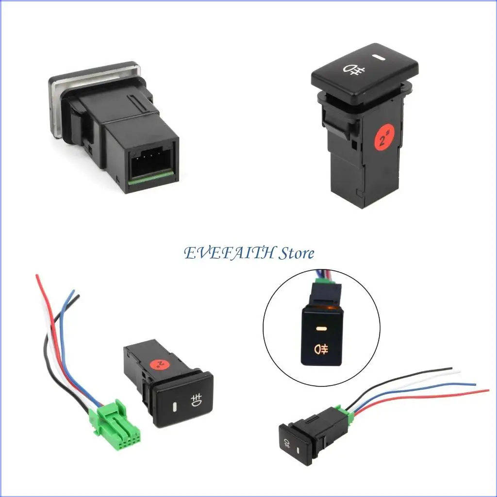 

124B Auto Body Parts 12V Fog Light Switch Button for Prius