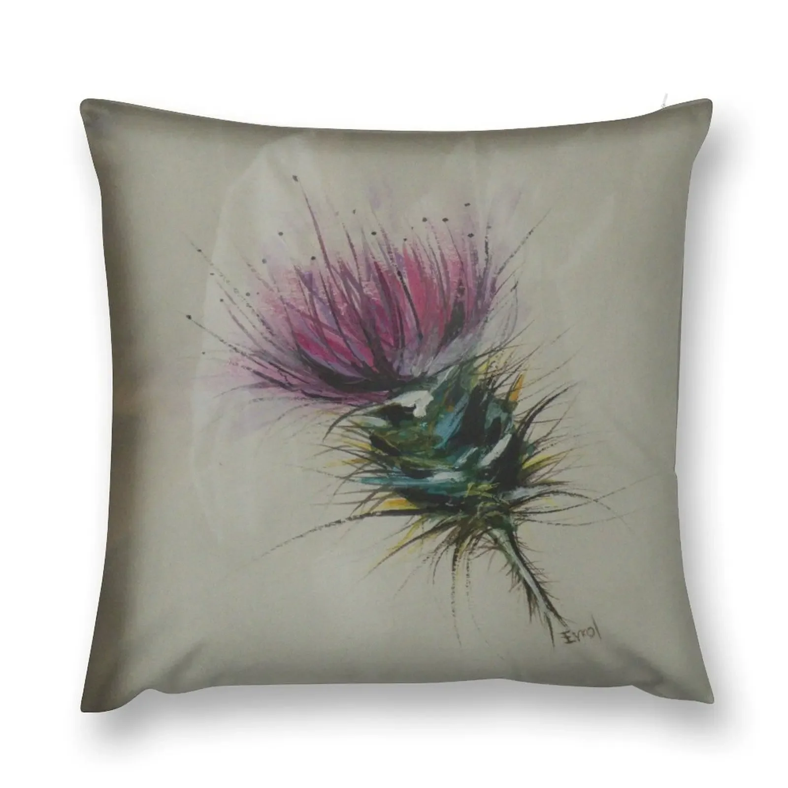 Thistle Throw Pillow Plaid Sofa Christmas Pillow pillow