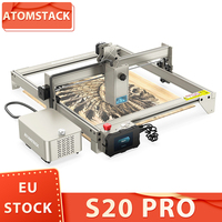 ATOMSTACK S20 Pro 20W Laser Engraver Cutter with Air Assist Kits, Focus Free, Quad-core Diode Laser,Offline Engraving,400*400 mm