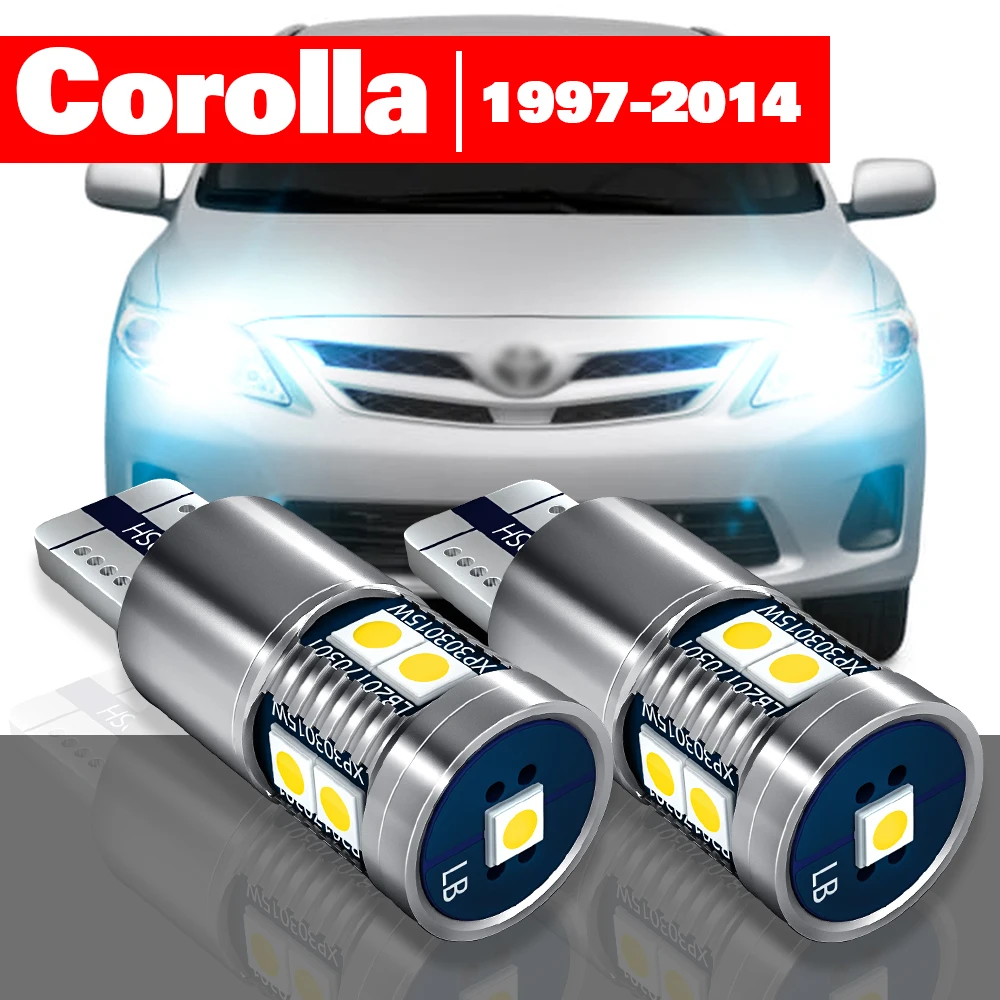 

For Toyota Corolla E11 E12 E15 1997-2014 Accessories 2pcs LED Parking Light 2004 2005 2006 2007 2008 2009 2010 2011 2012 2013