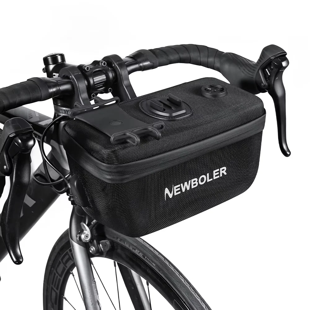 AliExpress NEWBOLER Multifunctional Bike Front Bag 4IN1 Waterproof Cycling Head Bag EVA Hard Shell Bike Handlebar Bag Cycling Accessories