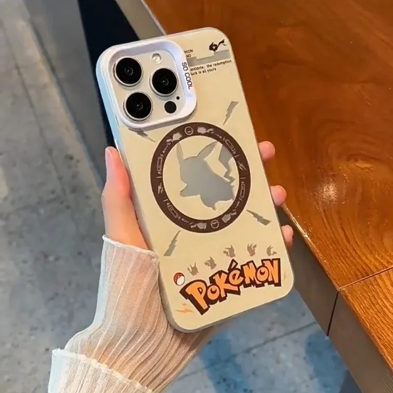 

Japan Cartoon Pokemons Anime Cute P-Pokemon shockproof Phone Case for iPhone 11 12 13 14 15 16 17 Pro Max Plus 16pro Cover