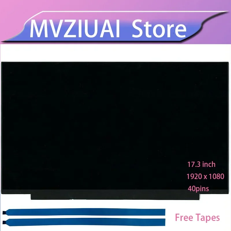 17.3inch 300Hz IPS Laptop LCD Screen B173HAN05.1 FHD EDP 40 Pins 100% sRGB FHD For MSI GE76 Raider Display Matrix Panel