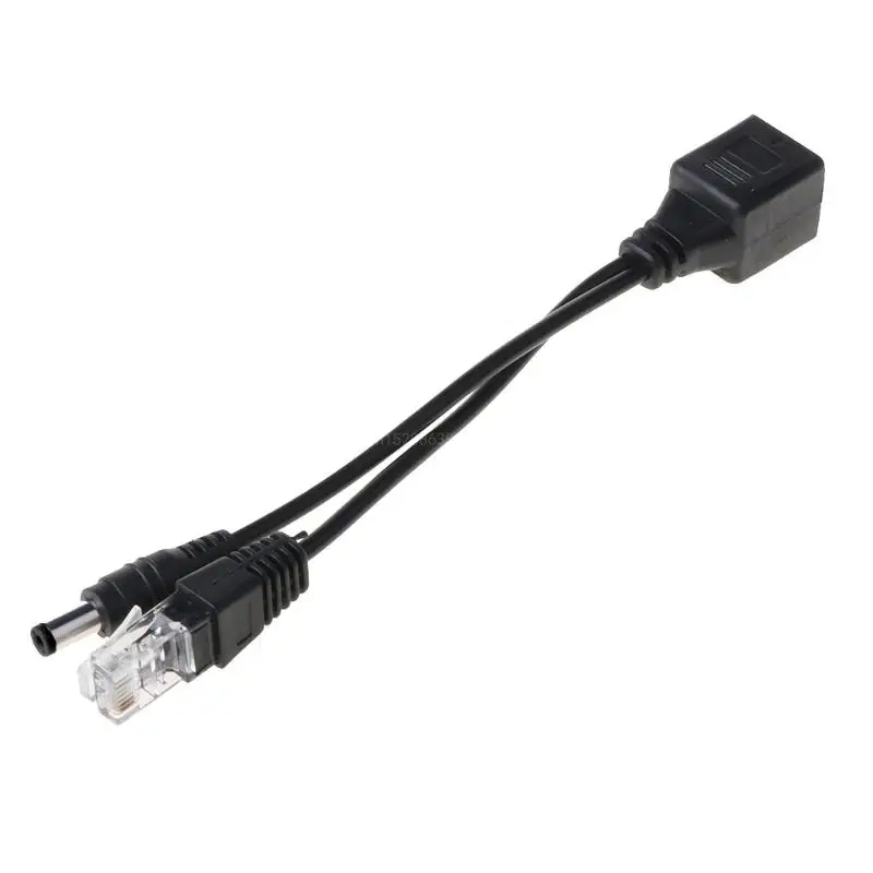 cable adaptador divisor POE inyector RJ45, alimentación pasiva a través Ethernet 12-48V