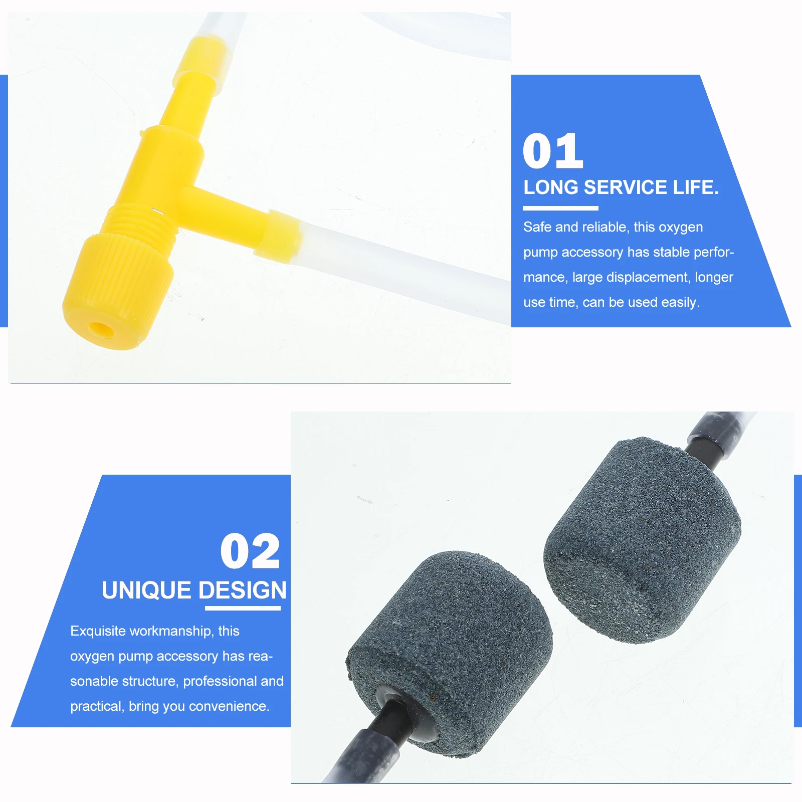 

1 set 1 Set Aquarium Oxygen Pump Supply Fish Tank Portable Tube Aquarium Air Hose Fish Tank Oxygenation Pump Fittings