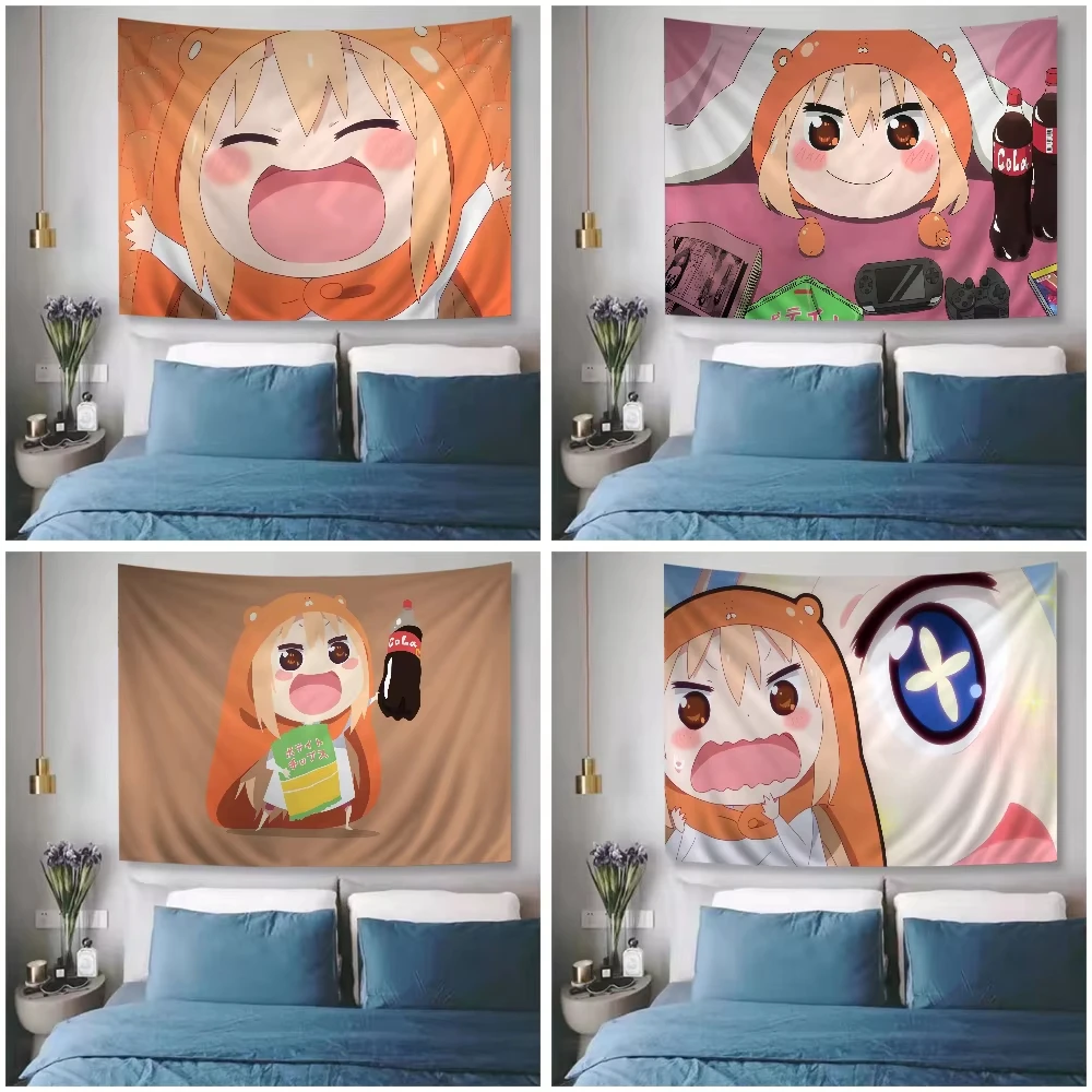 لطيف أومارو تشان لتقوم بها بنفسك قماش مزخرف جداري الهبي زهرة جدار السجاد النوم ديكور جدار ديكور فني غرفة المعيشة الديكور غرفة نوم قماش صوفي