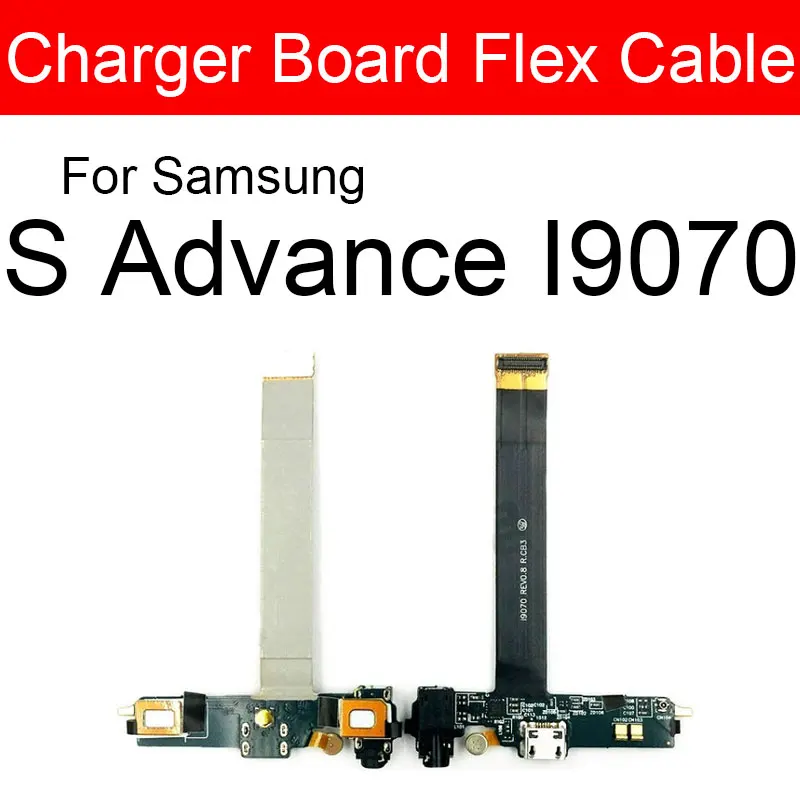 

USB Charger Port Connector Board Flex Cable For Samsung Galaxy S Advance R Style S2 II Lite I9070 Charging Jack Port Board