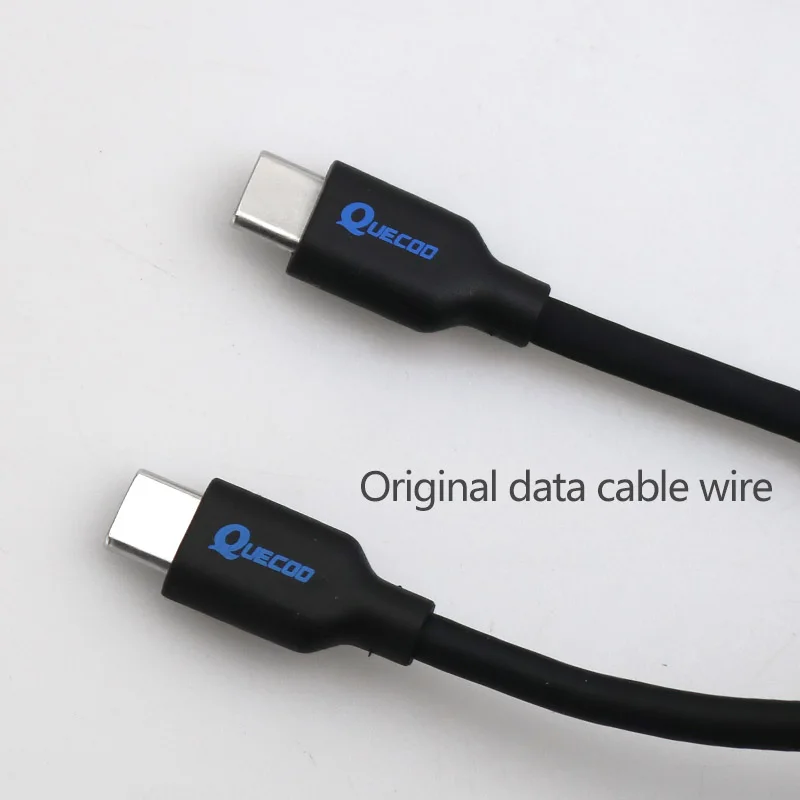 100W USB C to Type-C Cable Fast Charge Trigger Power Cord Charging Cable Converter Wire 1m for TS101 T85 GD300 Soldering Iron