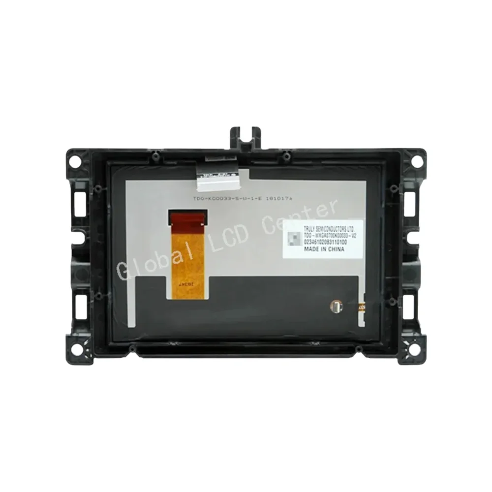 TDO-WXGA0700K00033-V2 TDO-WXGA0700K00057-V1 Oryginalny 7-calowy ekran dotykowy LCD z ramką do nawigacji JEEP Compass 2017-2022 — zdjęcie produktu 7
