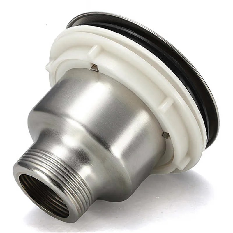 1Pcs Stainless Steel Kitchen Basin Waste Plug Sink Filter Sink Drain Assembly Waste Strainer And Basket Strainer Stopper