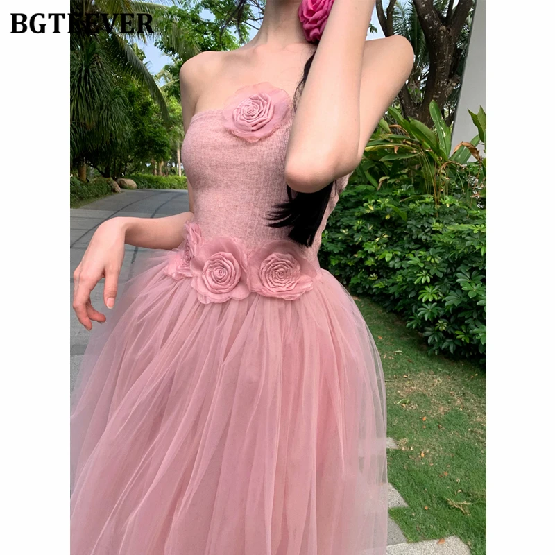 BGTEEVER Elegant Women 2 Pieces Skirt Set Summer Slim Waist Sleeveless Tank Tops & High Waist A-line Long Skirts