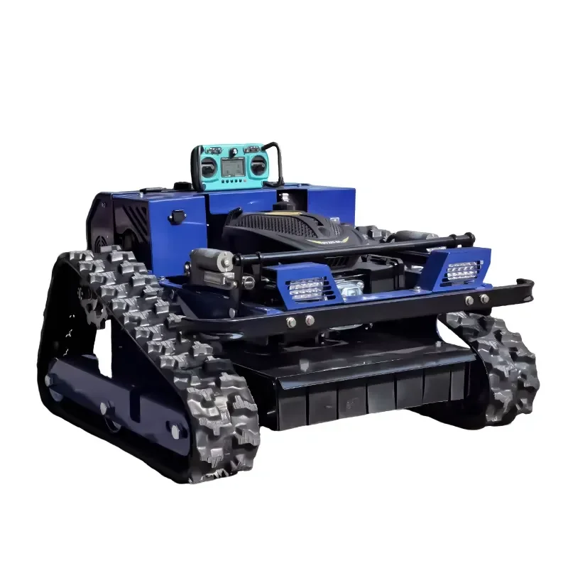 Tracked Lawn Mower RC Crawler Grass Cutting Machine All Terrain Mower for Orchard Steep Slope Wasteland Hill