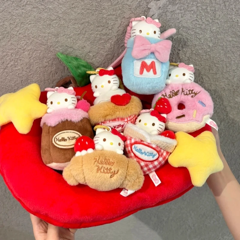Kotak Kejutan Misterius Seri Teh Sore Hello Kitty Asli dengan Aromaterapi, Kotak Misteri, Liontin Lucu, Mainan Trendi, Hadiah Praktis