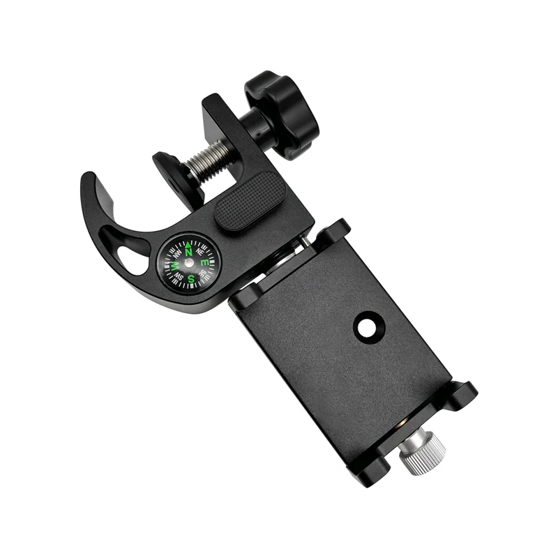 Bracket Cradle With Compass Phone Holder Pole Clamp For GPS FOR Data Collector Total Station