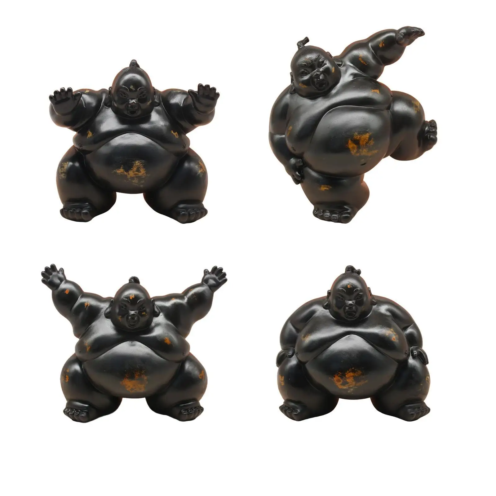 

Sumo Statue Housewarming Gift Desktop Decoration for Shelf Office Table