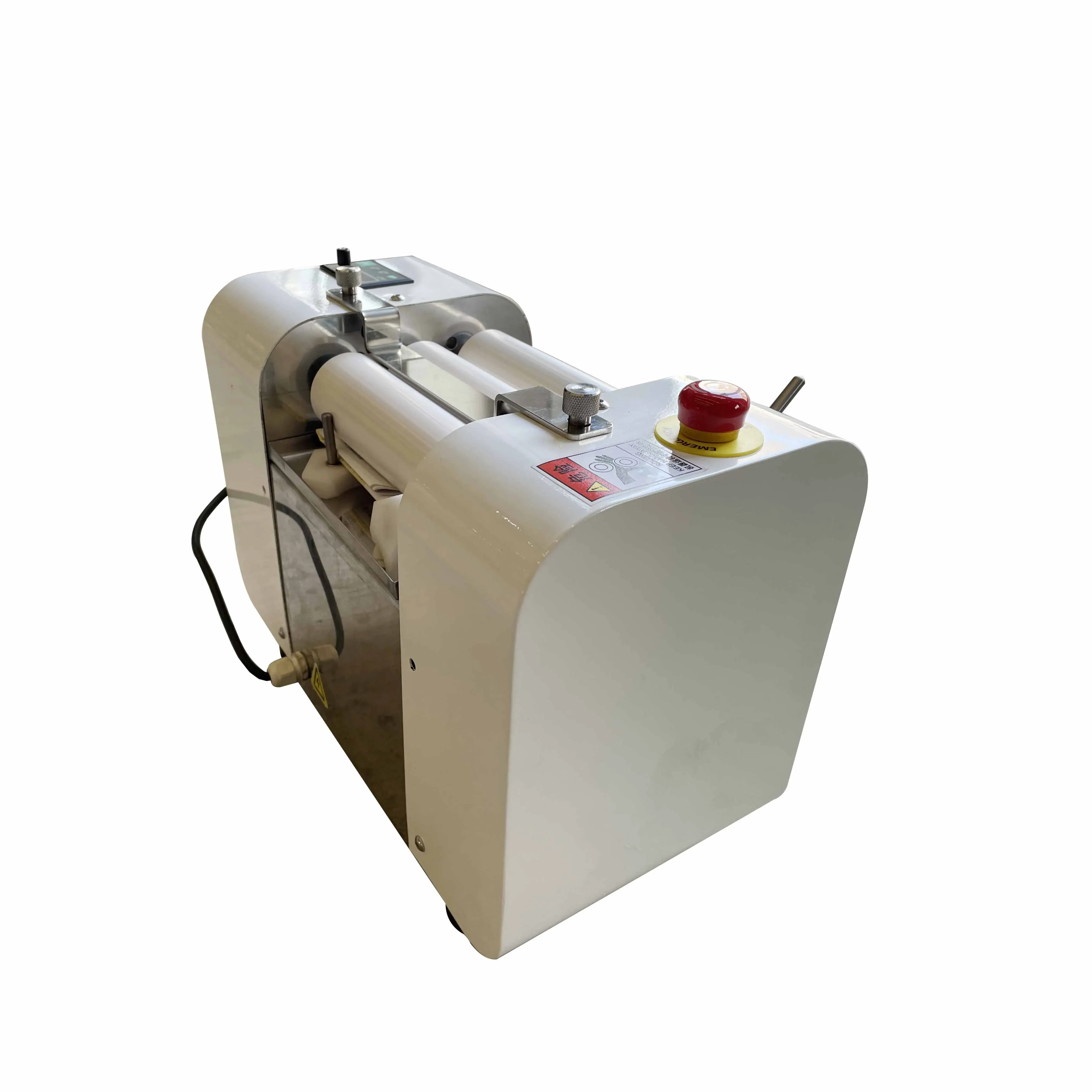 مختبر آلة مطحنة ثلاثية الأسطوانة نوع الأسطوانة مطحنة ثلاثية لفة لطحن العينات والخلط