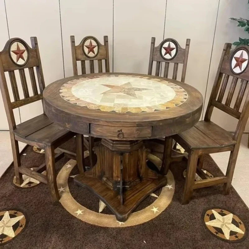 Sturdy Wooden Dining Table for Modern Spaces