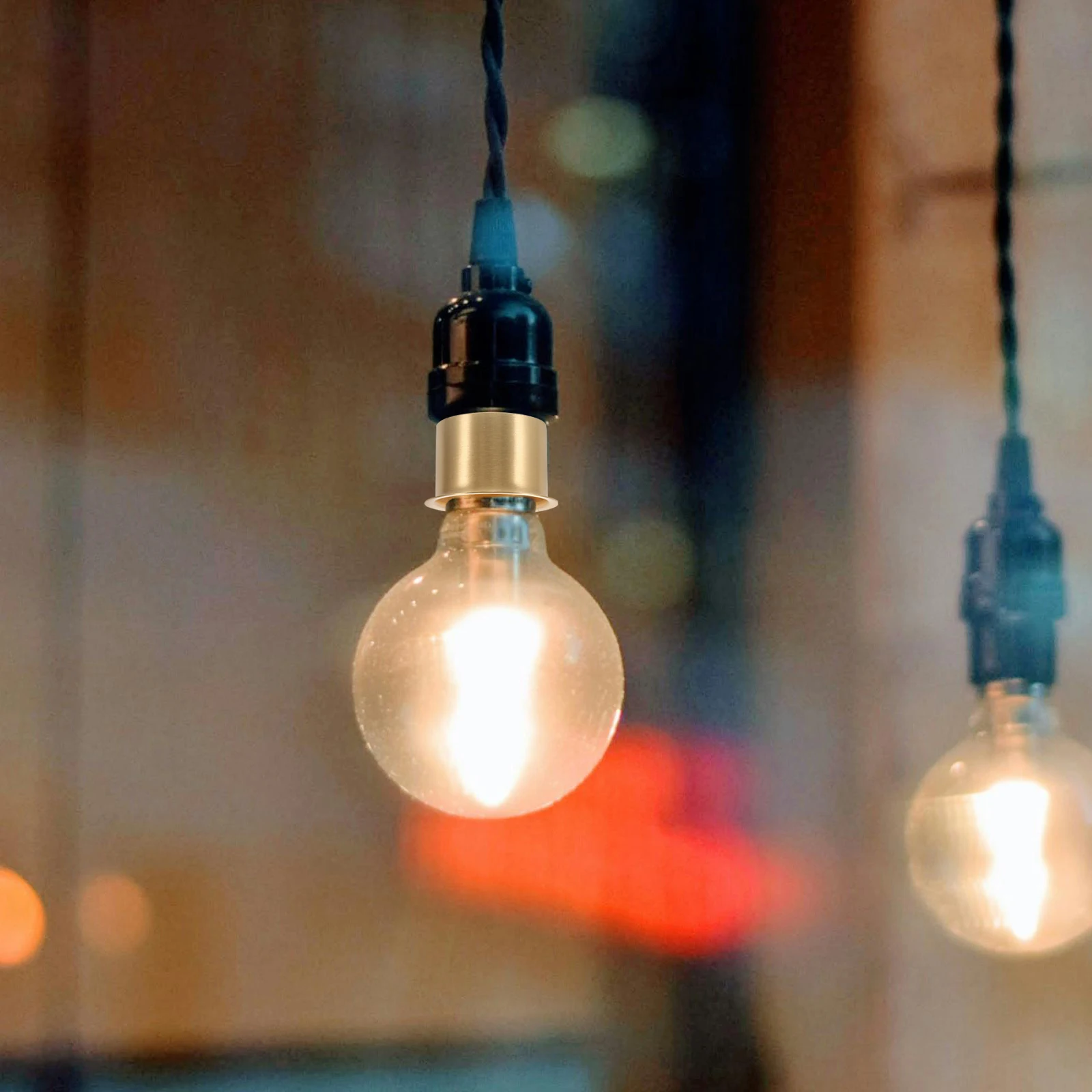 

E27 Lamp Holder Cup Brass Light Fixture Finial Metal Socket Cup Diy Lamp Replacement Part Wall Ceiling Light Cover