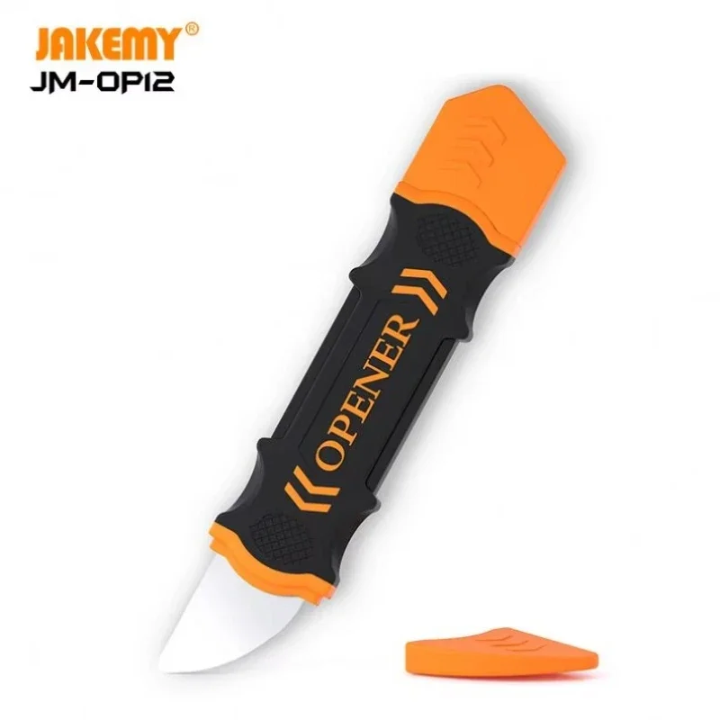 JAKEMY JM-OP12 Flexible Double-used Solid Safe Thin Metal Pry Tool Opener Repair Tool for Phone Laptop Pad Disassembly