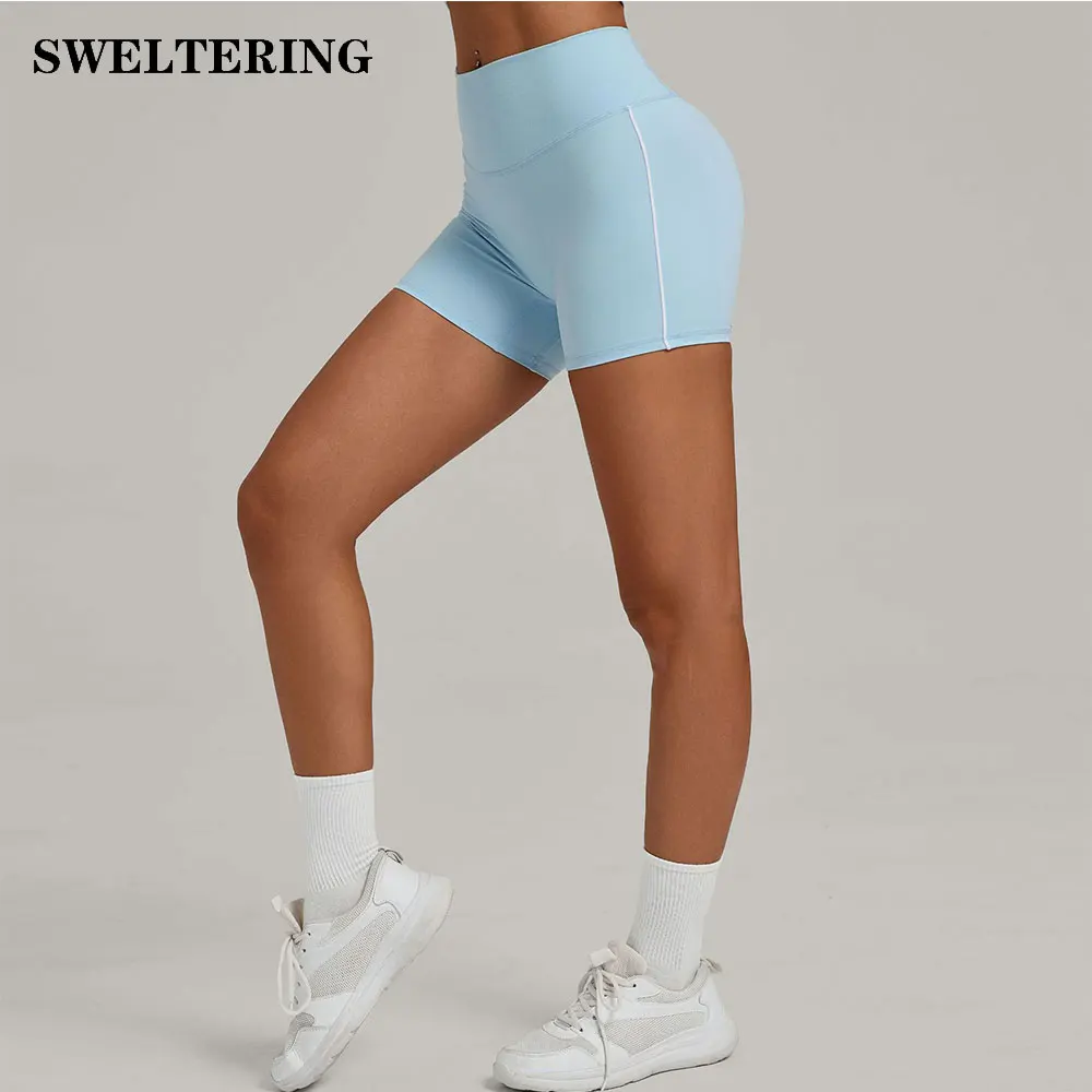 

Women Impact Sports Short Yoga Legging Shorts Squat Proof High Waist Fitness Tight Shorts Quick Drying Cycling Workout Gym Short