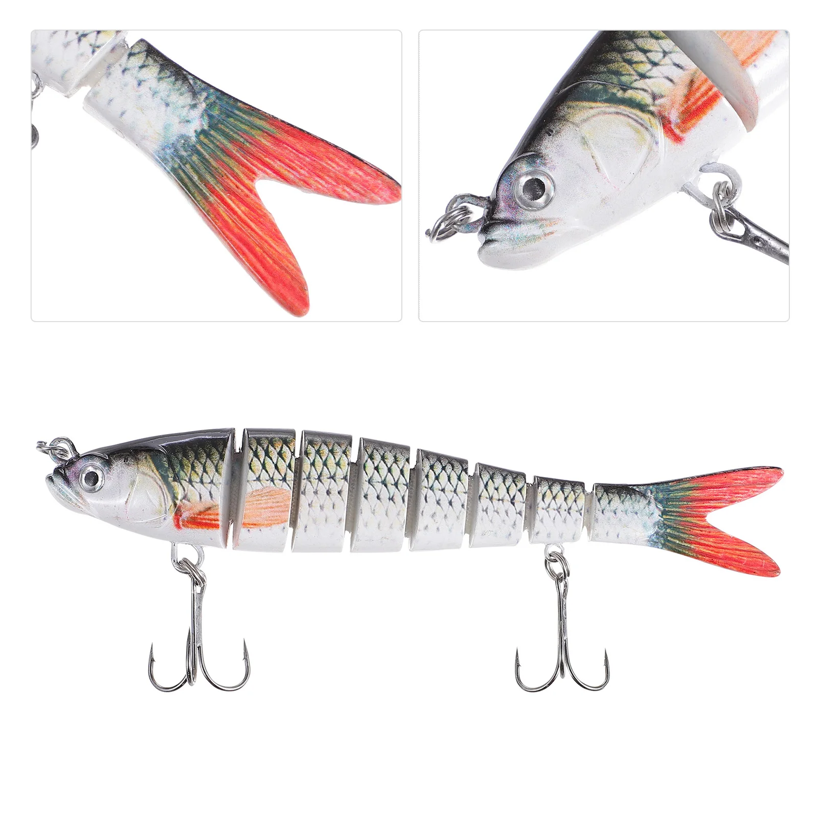 

Multi Jointed Fishing Lure Bait Realistic ABS Durable Artificial Baits for Sea Carp Trout Float Accessories Outdoor Tools Gifts