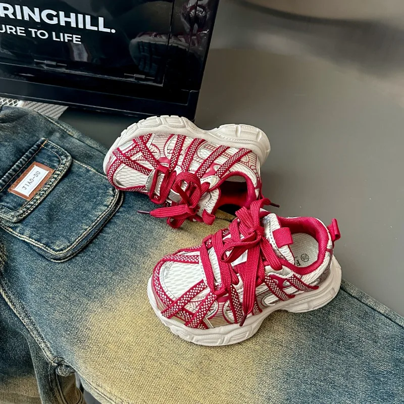 منصة أحذية رياضية غير رسمية 2025 جديد الخريف الاطفال احذية الجري لينة وحيد طوال اليوم الراحة الاطفال مدرسة في الهواء الطلق أحذية رياضية #5