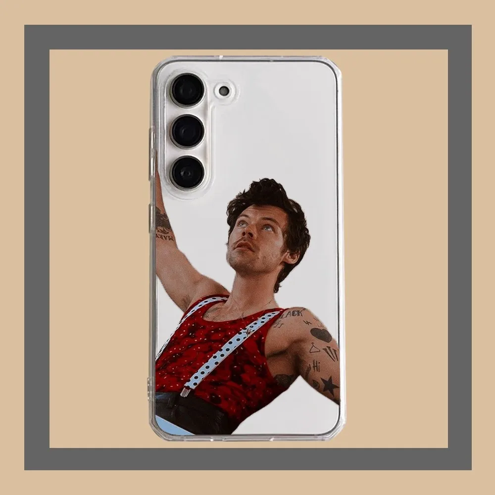 H-HaRRy SupersStar-S-styles Phone Case For Samsung Galaxy A52 A12 A51 S21 Edge S22ULTRA S23 S20LITE Plus ultra Transparent Cover