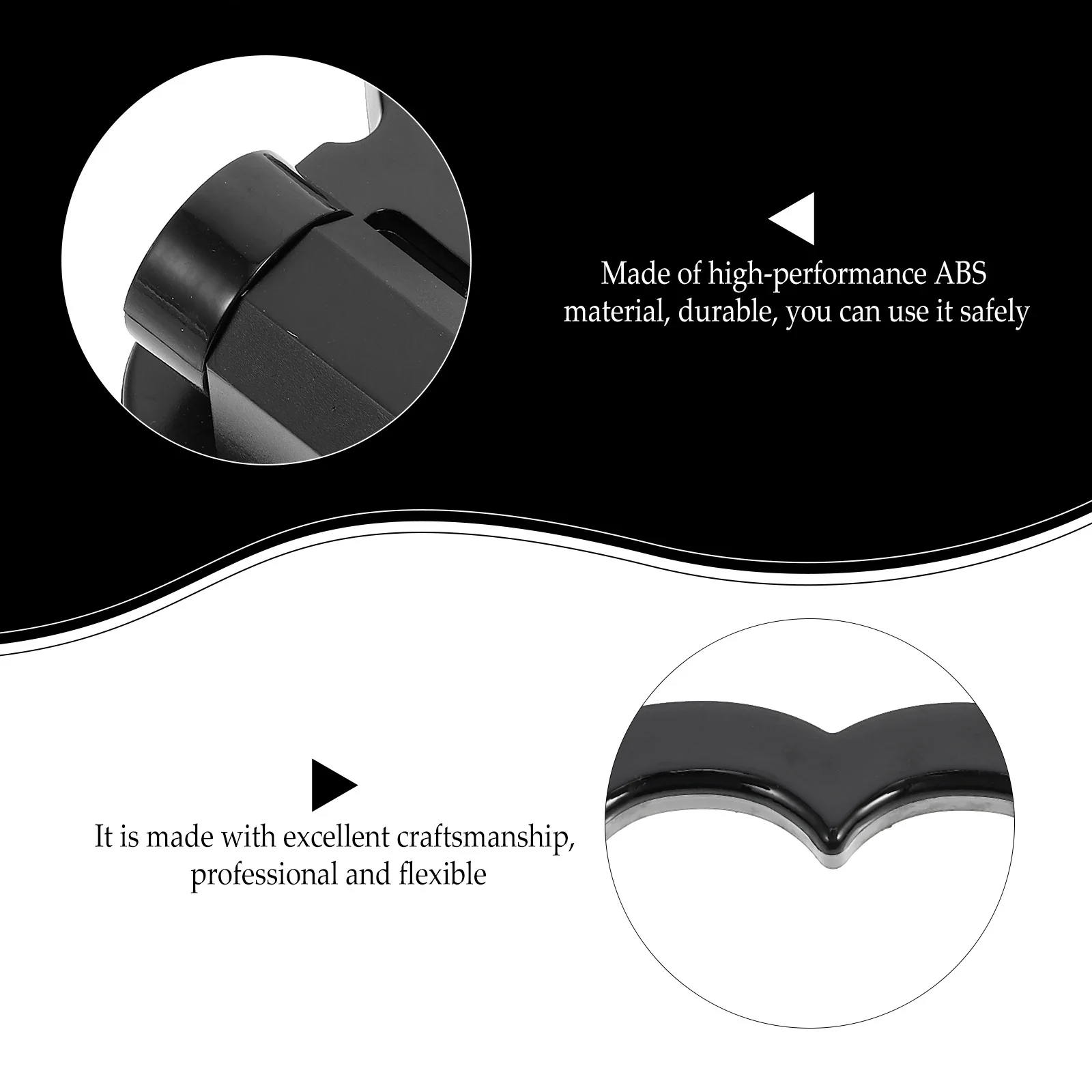 1Pcs Car Tow Hook Decor Heart Designed ABS Plastic Flexible Adjustable Decorative Tow Traction Ring Car Decorative Traction Hook